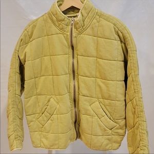 ISO Free People Dolman Quilted Jacket Citron